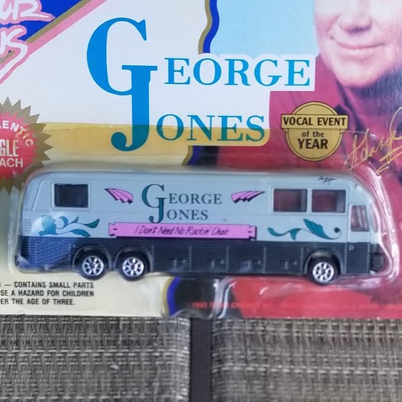 Road Champs Country Tour Bus, George Jones Vintage 1992 Die Cast Bus - Picture 2 of 5